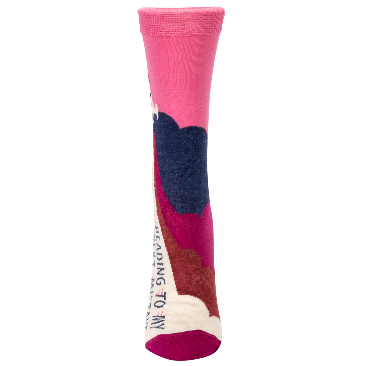 Blue Q Women's Crew Sock Heading to My Next Mistake