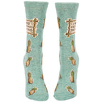 Blue Q Women's Crew Sock - I was Fucking Talking
