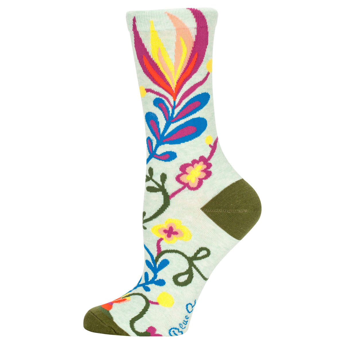 SALE:  Blue Q Women's Crew Sock - Stop Talking