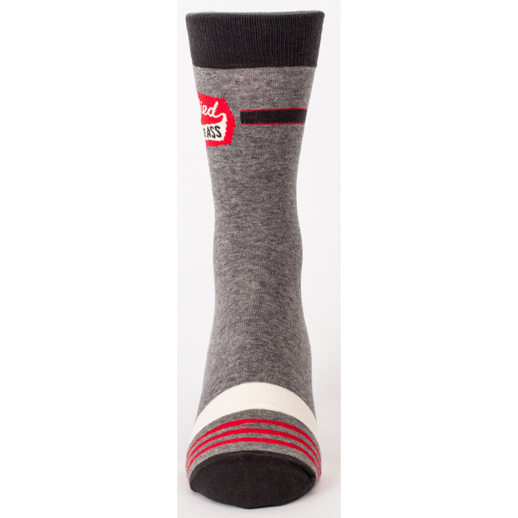MEN's Crew Socks - Certified Pain in the Ass - Blue Q