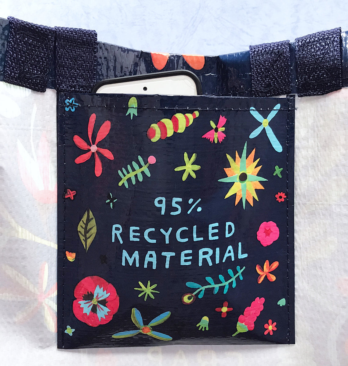 Random Crap Blue Q Shopper Bag - Reusable Shopping Bags