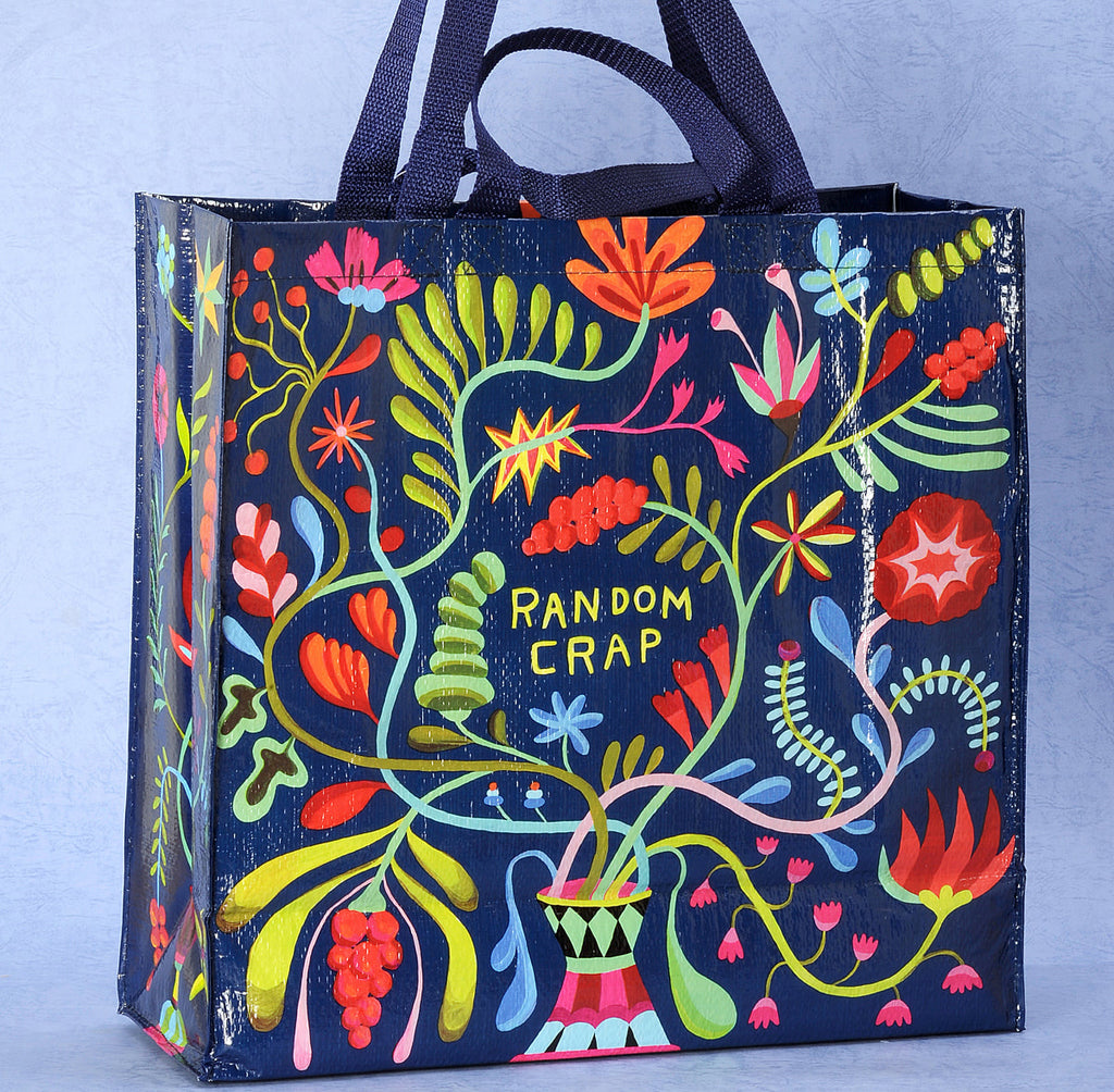 Random Crap Blue Q Shopper Bag - Reusable Shopping Bags