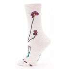 Take No Shit Give No Fucks  - Blue Q Women's Crew Socks