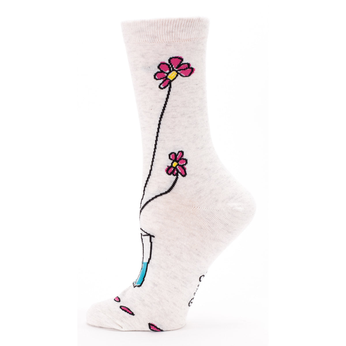 Take No Shit Give No Fucks  - Blue Q Women's Crew Socks