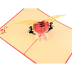 SALE:  Pop Up Lesbian Heart Card - by IGT cards
