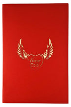 SALE:  Pop Up Lesbian Heart Card - by IGT cards