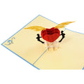 SALE:  Pop Up Gay Heart Card - by IGT cards