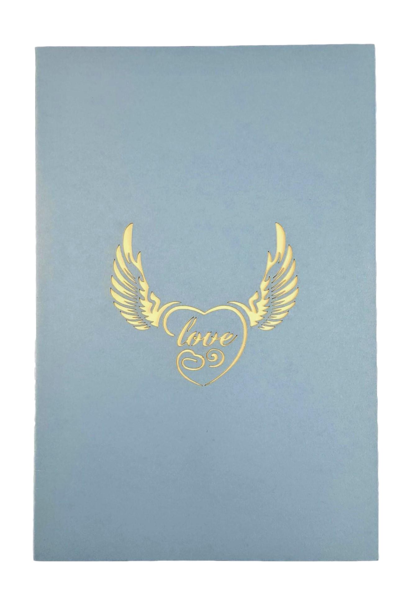 SALE:  Pop Up Gay Heart Card - by IGT cards