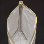 Super Lucky (with pot leaf and clover) canvas & lined Twisted Wares toiletries bag