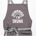 SALE: Surprise I'm Drunk heavy cotton with pocket Apron by Twisted Wares