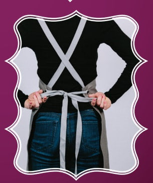 SALE:  Twisted Wares Apron:  Drink Up Bitches