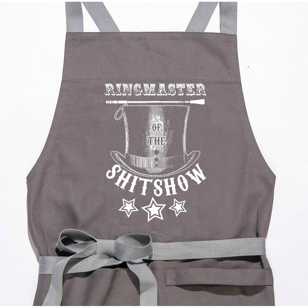 SALE:  Ringmaster of the Shitshow Twisted Wares Apron