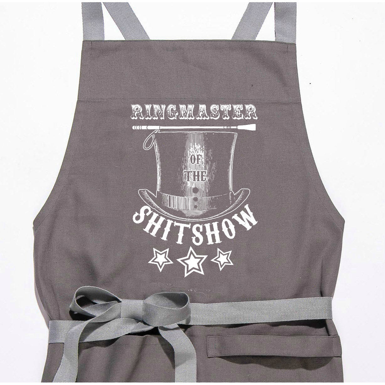 SALE:  Ringmaster of the Shitshow Twisted Wares Apron
