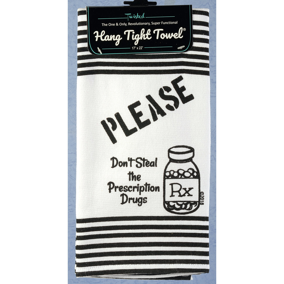 Twisted Wares Hang Tight Terry Towel - Please Don't Steal my Prescription Drugs - RX