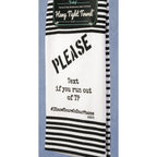 Please Text If You Run Out of TP #IknowYourOnYourPhone Twisted Wares Hang tight Terry Towel -