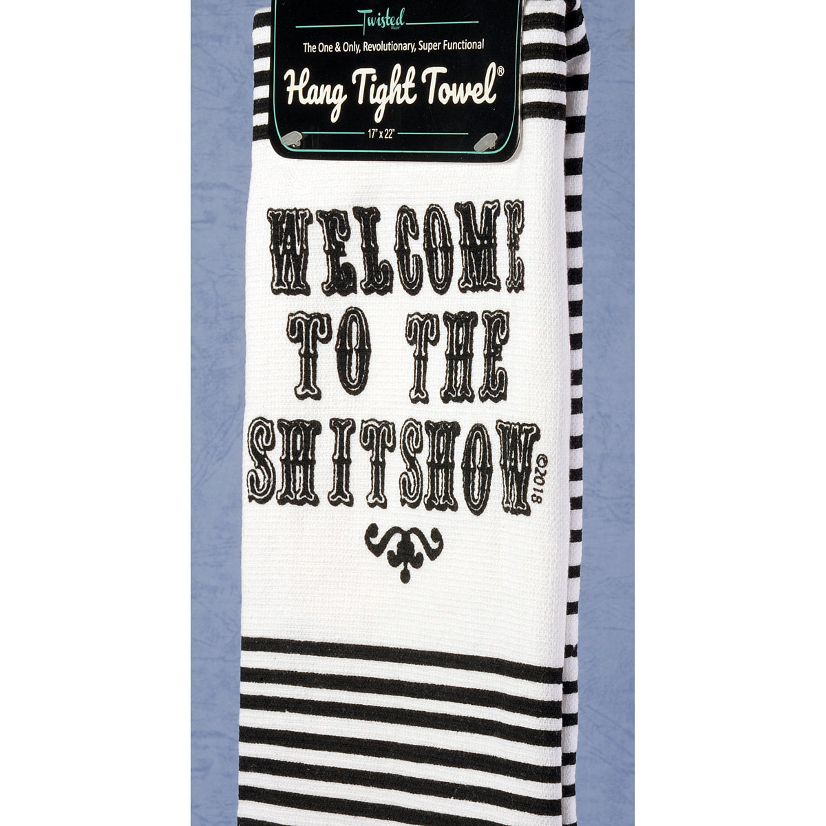 Twisted Wares Hang Tight Terry Towel - Welcome to the Shitshow