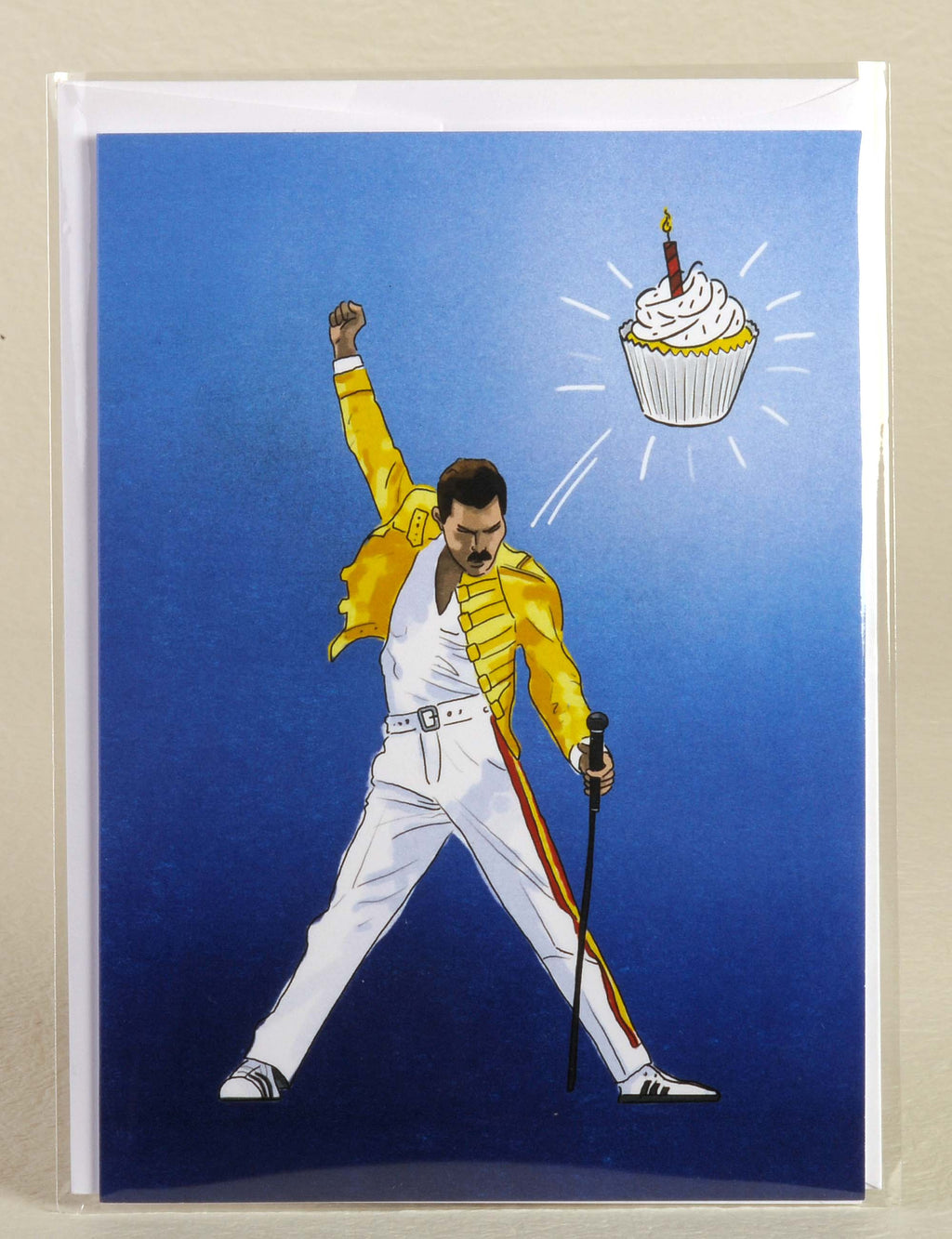 SALE:  Gay Queen birthday card - from one queen to another - by Peas & Cukes