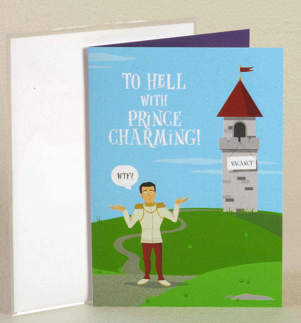 SALE:  Lesbian fairy tale love card - by Peas & Cukes