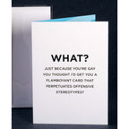 SALE:  Gay Birthday Card- by Peas & Cukes