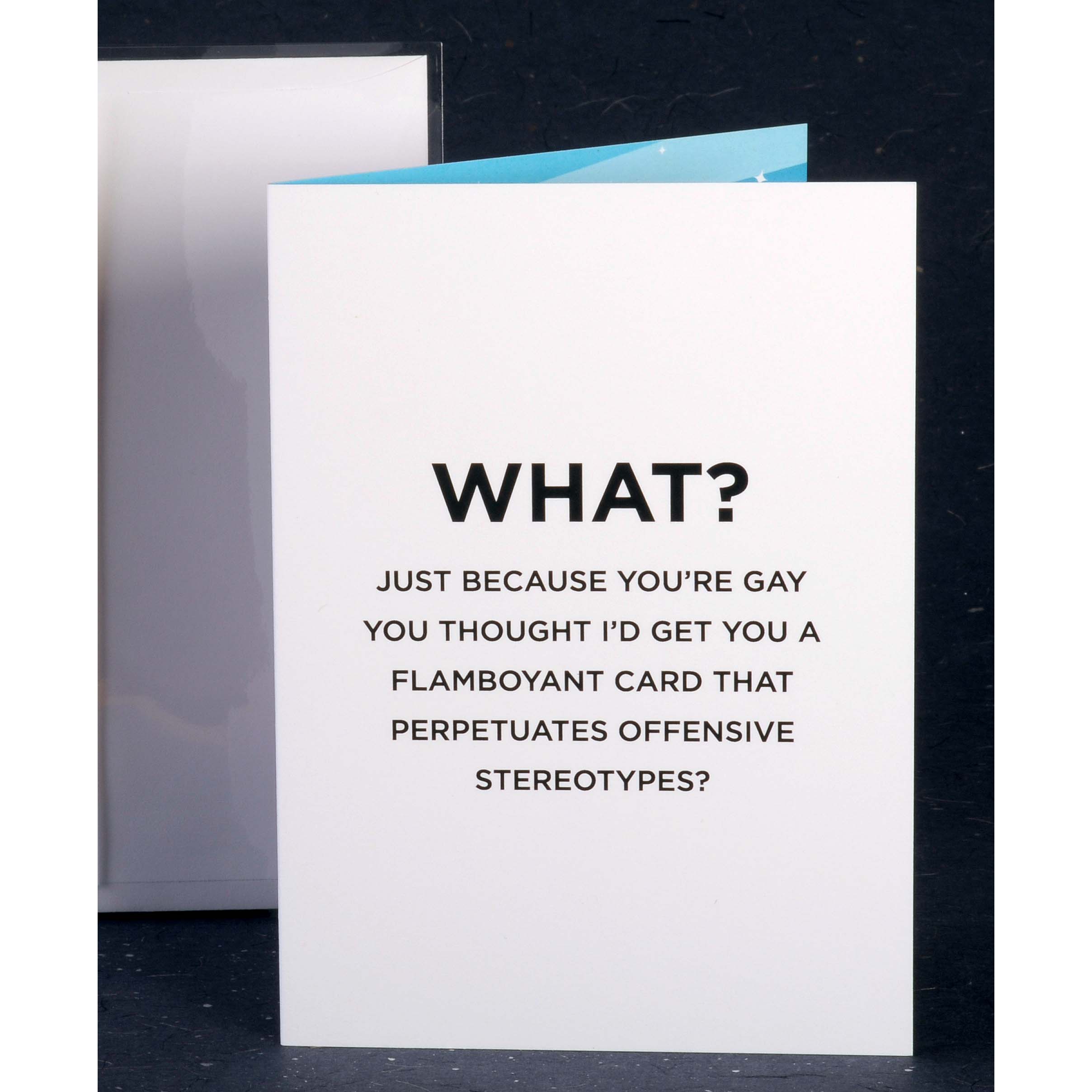 SALE:  Gay Birthday Card- by Peas & Cukes