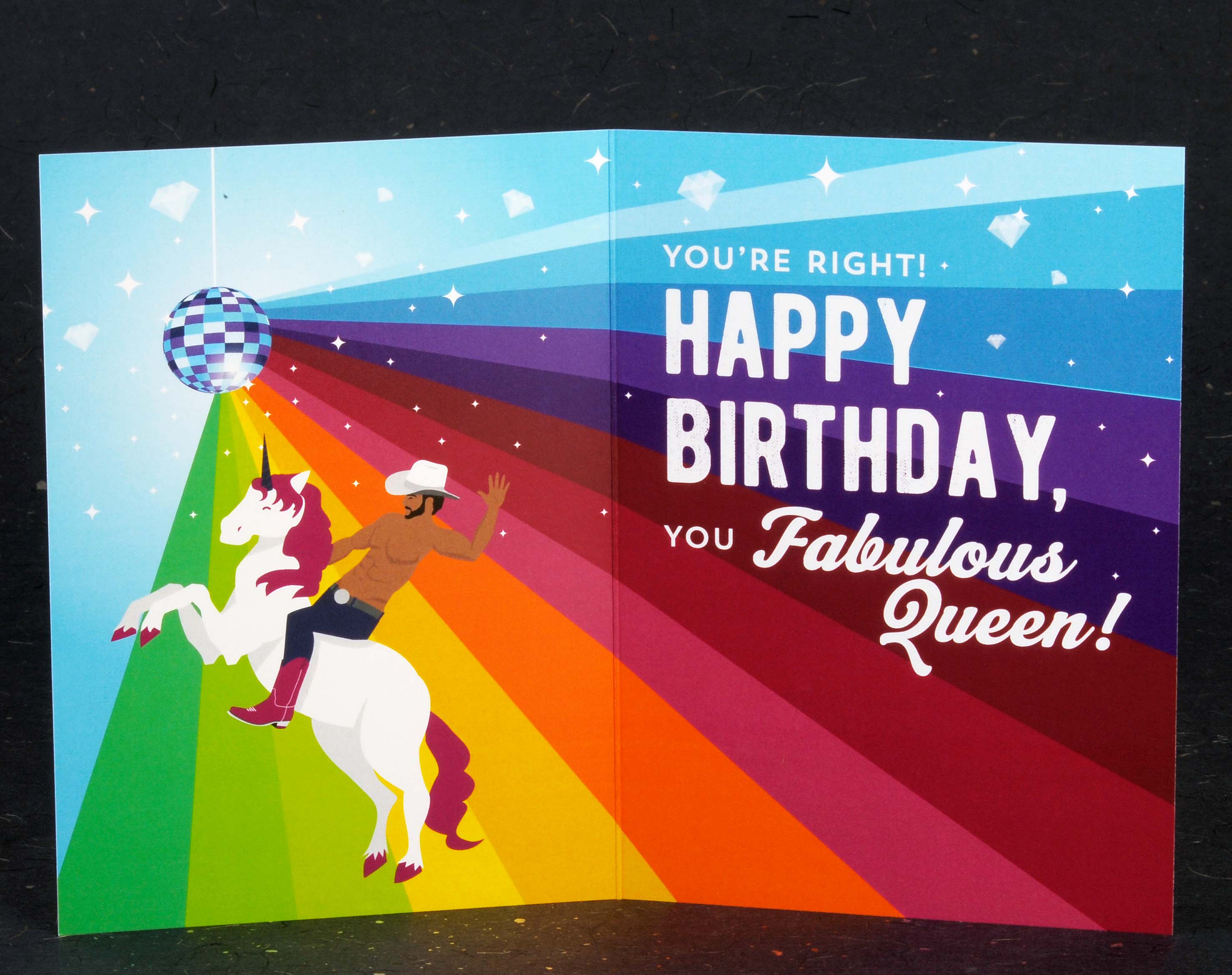 SALE:  Gay Birthday Card- by Peas & Cukes