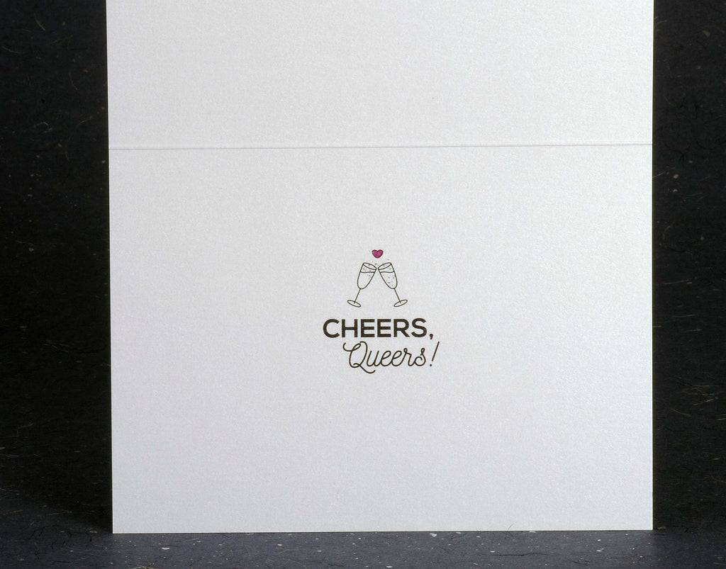 SALE:  Mr. and Mr. Wedding Card (bowties) by Peas & Cukes
