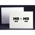 SALE:  Mr. and Mr. Wedding Card (bowties) by Peas & Cukes