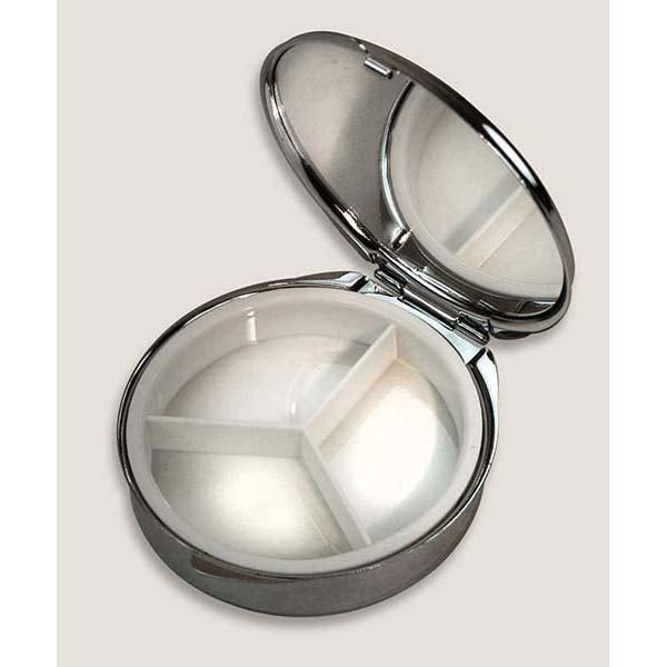 Skull Queen compartment Pill Box with Mirror by Lucky Jack fka Trixie & Milo