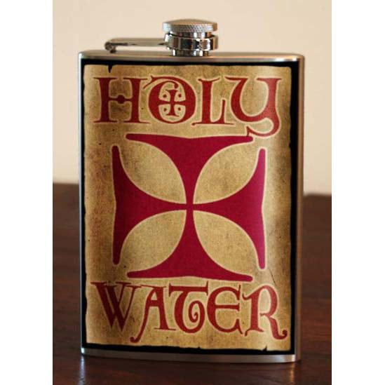 Holy Water lead free flask by Lucky Jack fka Trixie and Milo