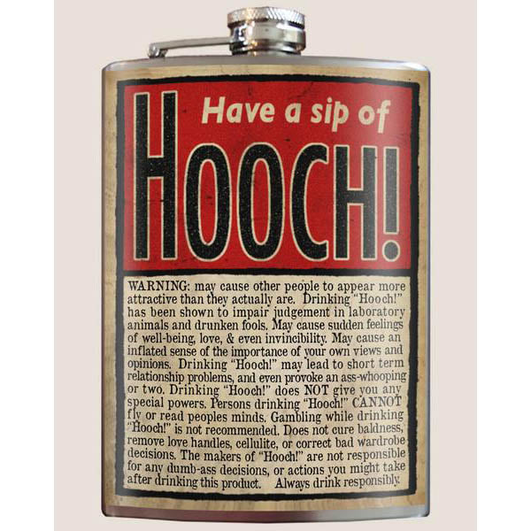 Hooch lead free flask by Lucky jack fka Trixie and Milo