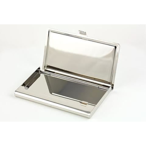 I Chose The Road Less Traveled Business Card Case by Umlaut Brooklyn