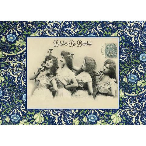 Bitches be Drinkin Magnet by Unlaut Brooklyn