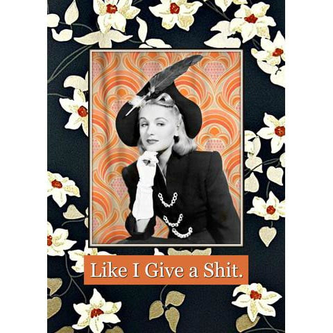Like I Give a Shit Magnet by Umlaut Brooklyn