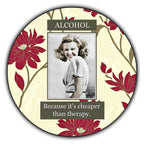 Red Coaster Set by Umlaut Brooklyn - 4 unique designs