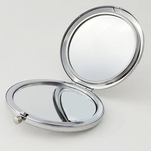 Its Always 5:00 pm Somewhere Compact Mirror (regular and magnify) by Umlaut Brooklyn