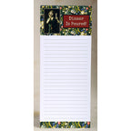 Dinner is poured lined magnetic notepad by Umlaut Brooklyn