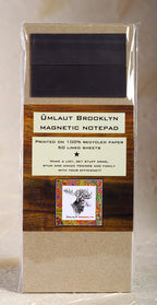 I was About to Write Something Down But then I had a Drink and Couldn't be Bothered - lined magnetic notepad by Umlaut Brooklyn