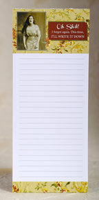Oh Shit!  I Forgot Again. This Time I'll Write It Down - lined magnetic notepad by Umlaut Brooklyn