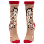 Women's Crew Socks -    I Hate Everyone Too  - Blue Q
