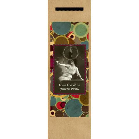 Love the Wine You're With - Eco Wine or Bottle Bag by Umlaut Brooklyn
