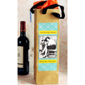 Lets Do a Juice Cleanse and By Juice I Mean Wine - Eco Wine or  Bottle Bag by Umlaut Brooklyn