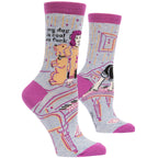 Women's Crew Socks - My Dog is Cool as Fuck