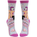 Women's Crew Socks - My Dog is Cool as Fuck