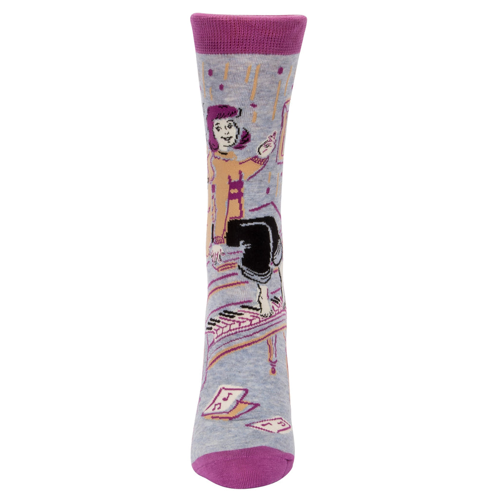 Women's Crew Socks - My Dog is Cool as Fuck
