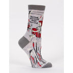 Women's Crew Socks - Being Normal Was Boring