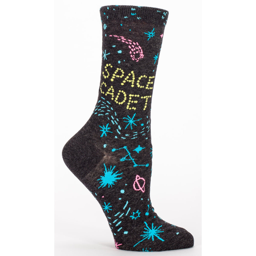 Women's Crew Socks -  Space Cadet  - Blue Q