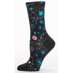 Women's Crew Socks -  Space Cadet  - Blue Q