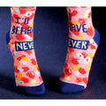 Women's Ankle Sock I'll Behave NEVER - Blue Q