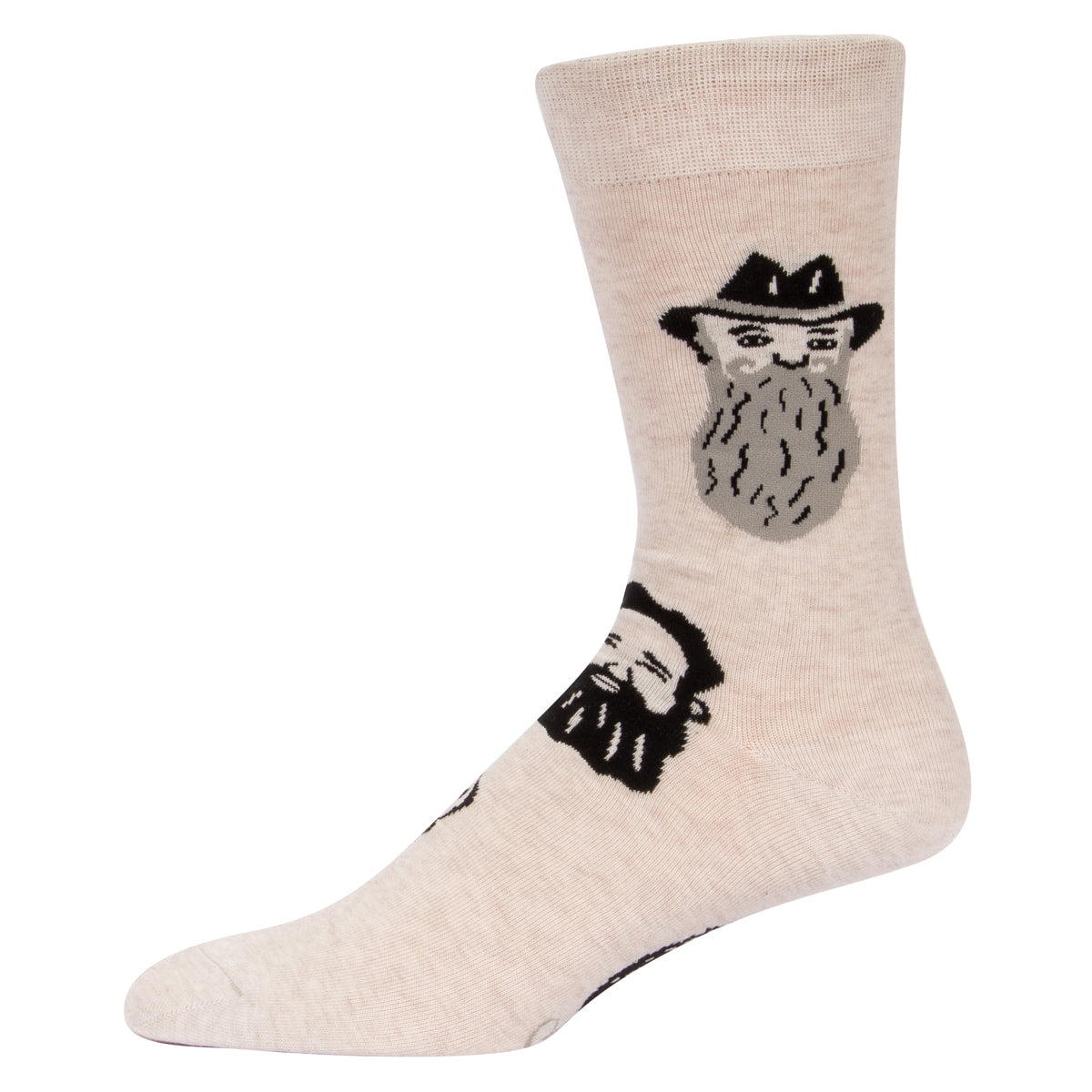 MEN's Crew Socks - Get a Load of These Whiskers - Blue Q