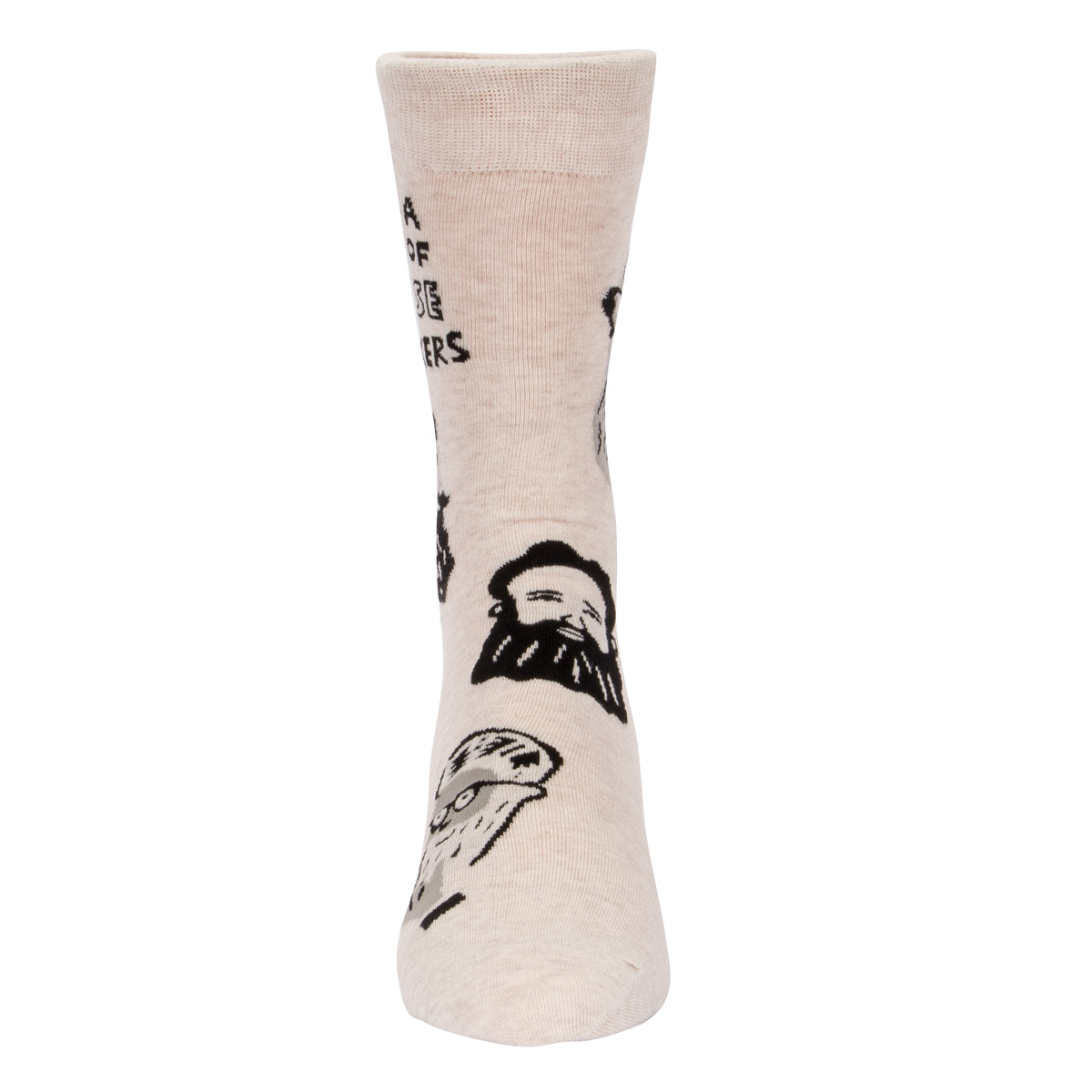 MEN's Crew Socks - Get a Load of These Whiskers - Blue Q